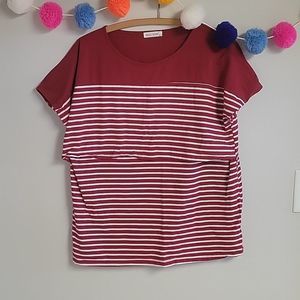 Nursing Top XXL Short Sleeve